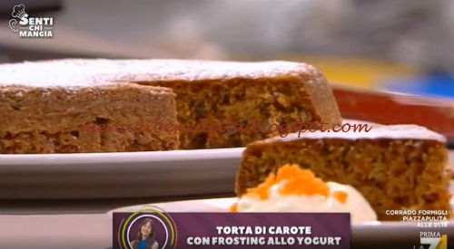 Torta di carote con frosting allo yogurt ricetta Benedetta Parodi