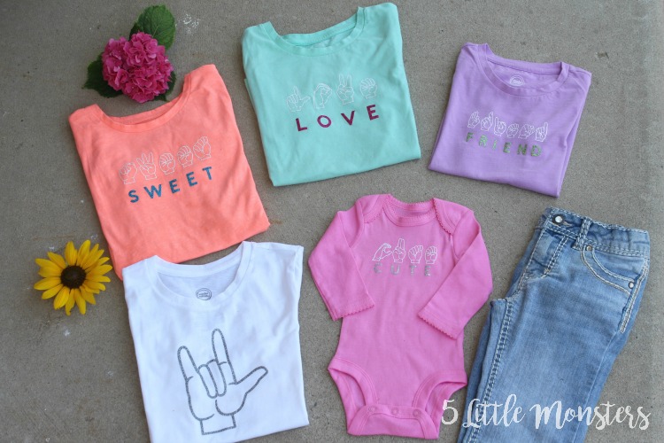 5 Little Monsters: Shirts for Readers with Cricut Iron On