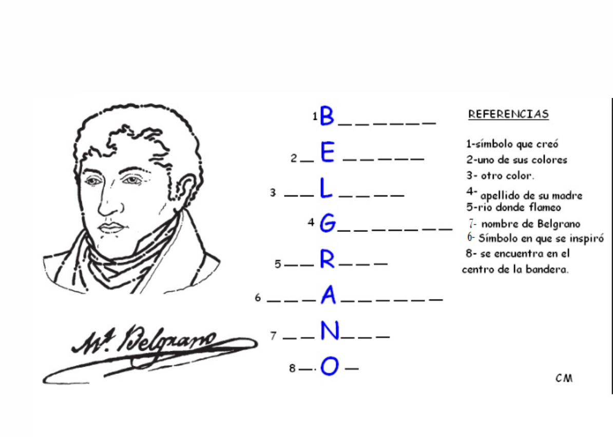 colorear Día de la bandera argentina - Colorear dibujos infantiles