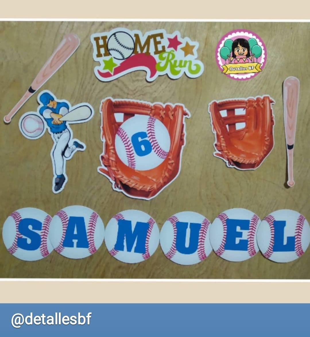 Topper Béisbol Samuel 6 Mis Toppers Tus Toppers