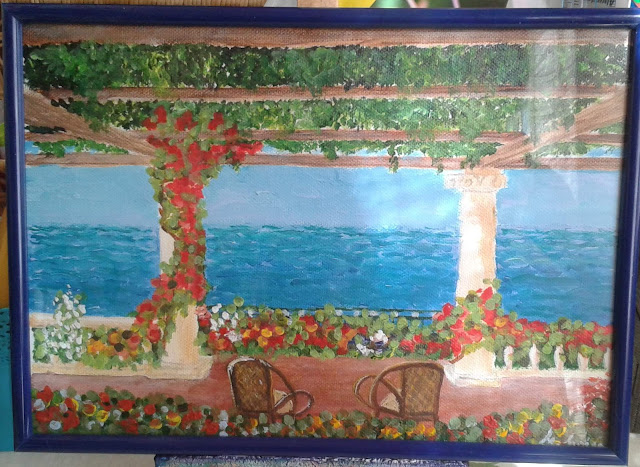 Tablou pentru tine: Terasa la Mediterana
