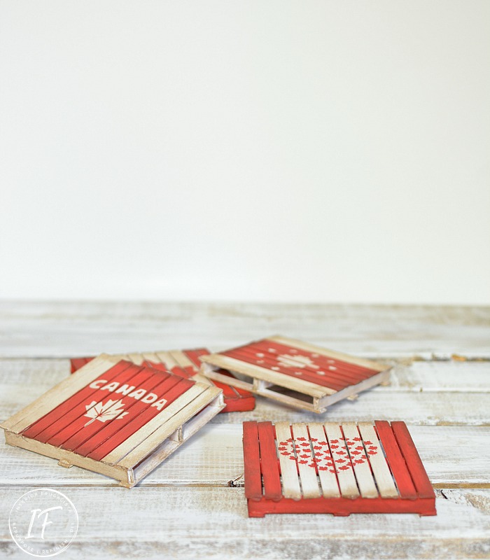 Popsicle Stick Coaster Craft