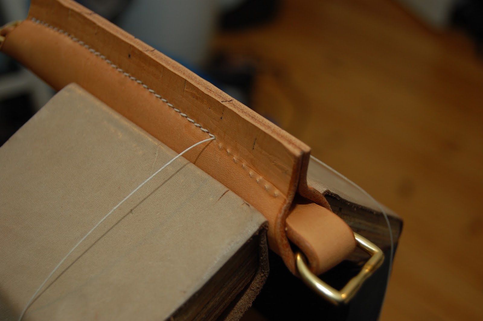 Andersen leather Briefcase handle