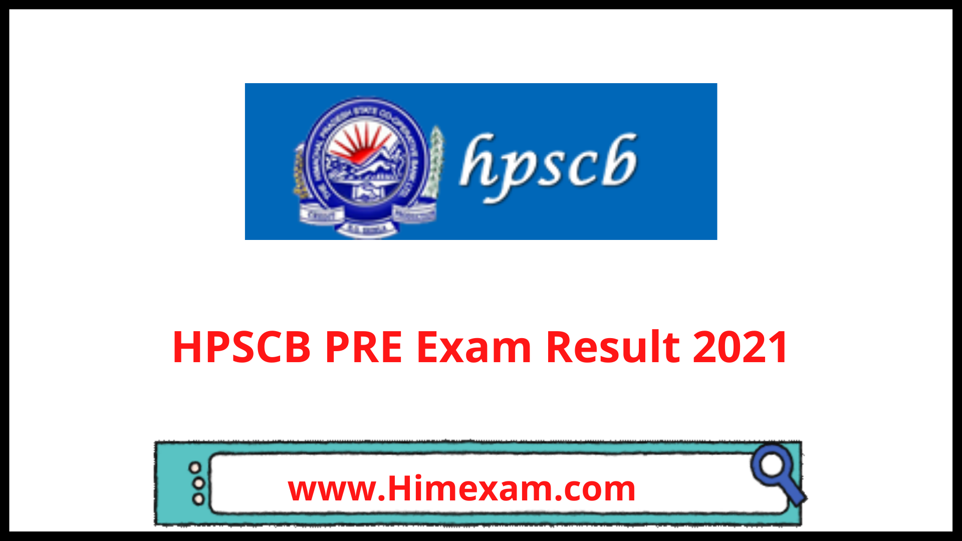 HPSCB PRE Exam Result 2021