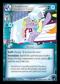 My Little Pony Cloudchaser, Wonderbolt Trainee High Magic CCG Card