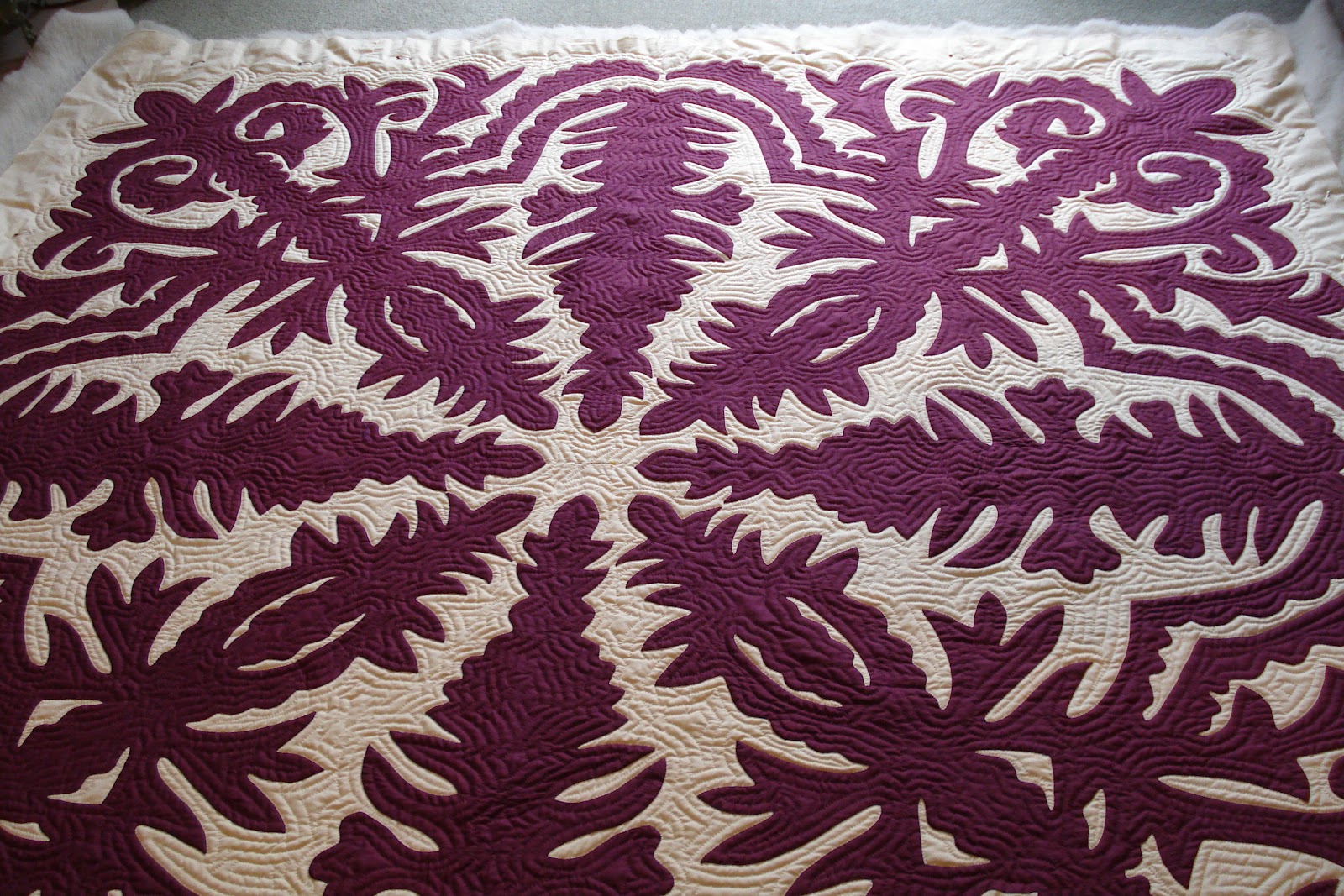 Welsh Quilts Two Hawaiian Quilts