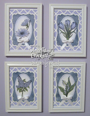 ODBD "Fancy Labels", "Easter Blessings", "Let The Earth Rejoice", "Don't Worry", "Lilac" Designer Angie Crockett