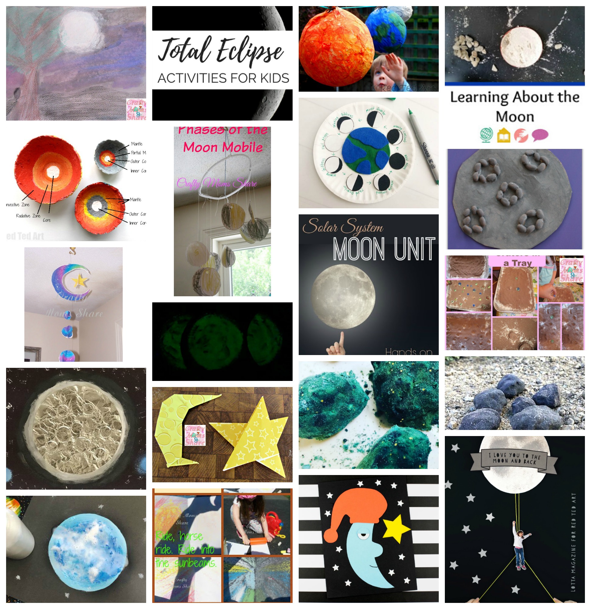 Crafty Moms Share: The Moon and the Sun -- Fun Facts, Books and Craft