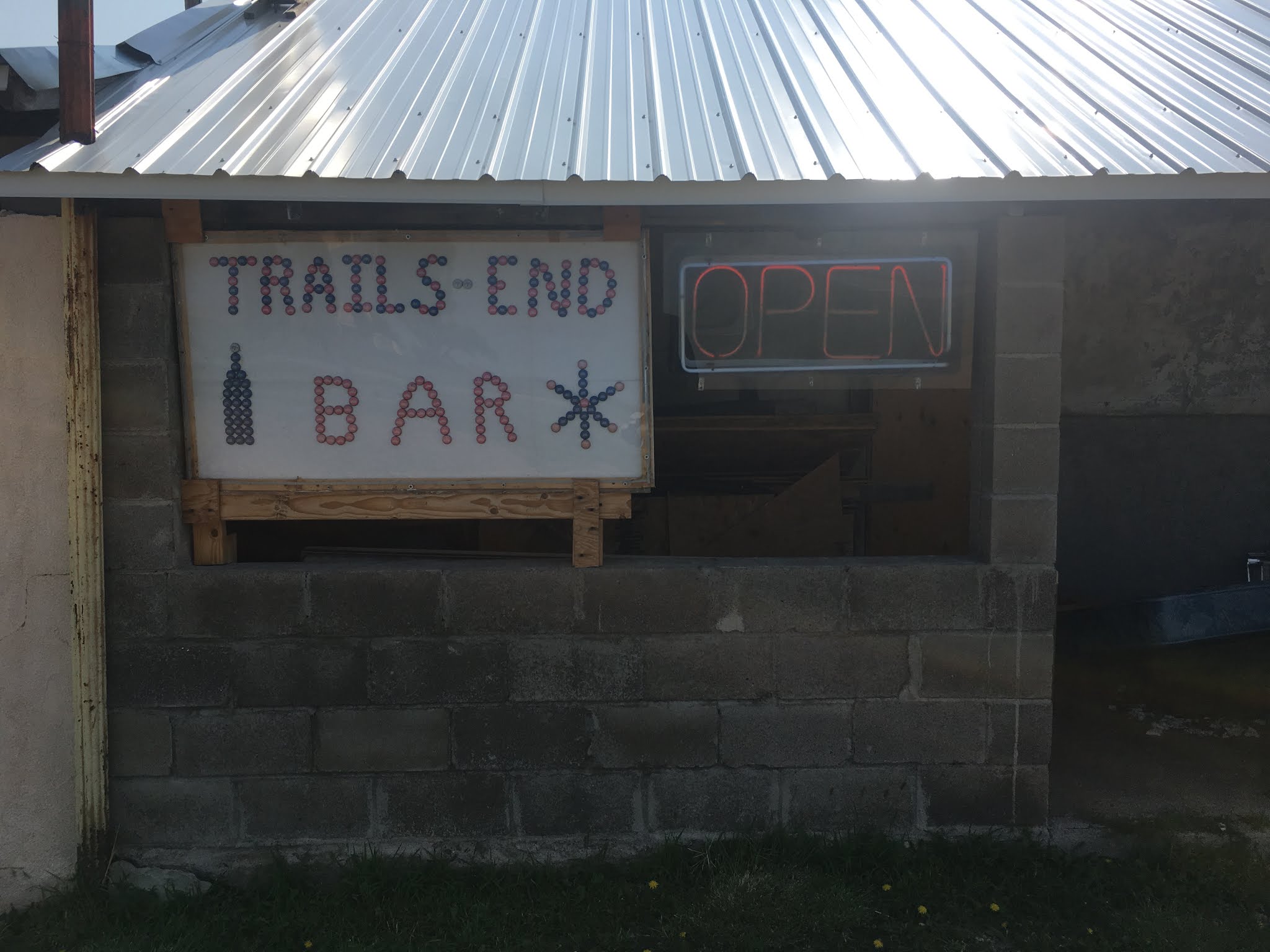 TrailsEnd Bar near Kim, Colorado