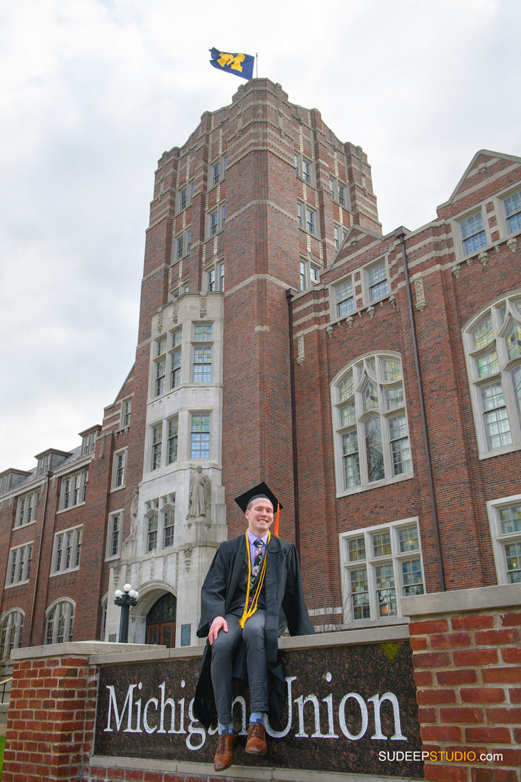 University of Michigan Engineering Graduation Pictures on Campus by Ann