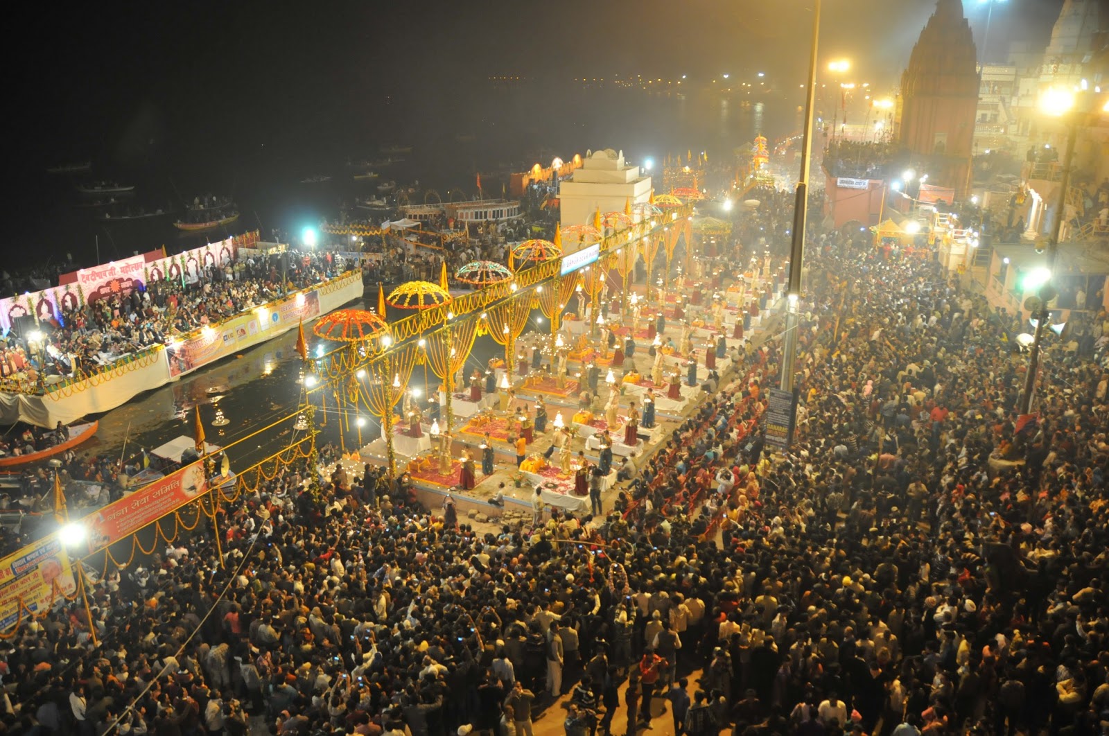 Varanasi View Varanasi Ghats light up on Dev Deepawali