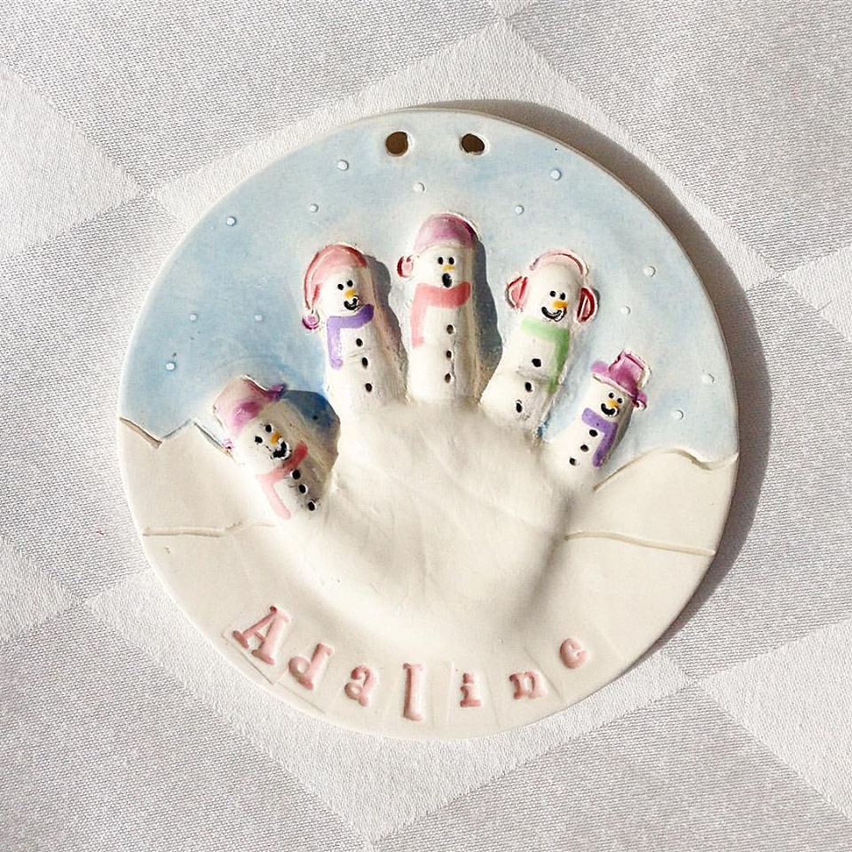 New Baby Hand and Footprint Baby Keepsakes