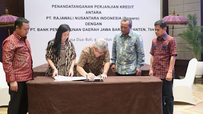 bank bjb Salurkan Kredit Permodalan Kepada PT. Rajawali Nusantara Indonesia (Persero)
