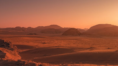 HD wallpaper Mars Night Starry Sky Landscape HD wallpaper Mars Night Starry Sky Landscape