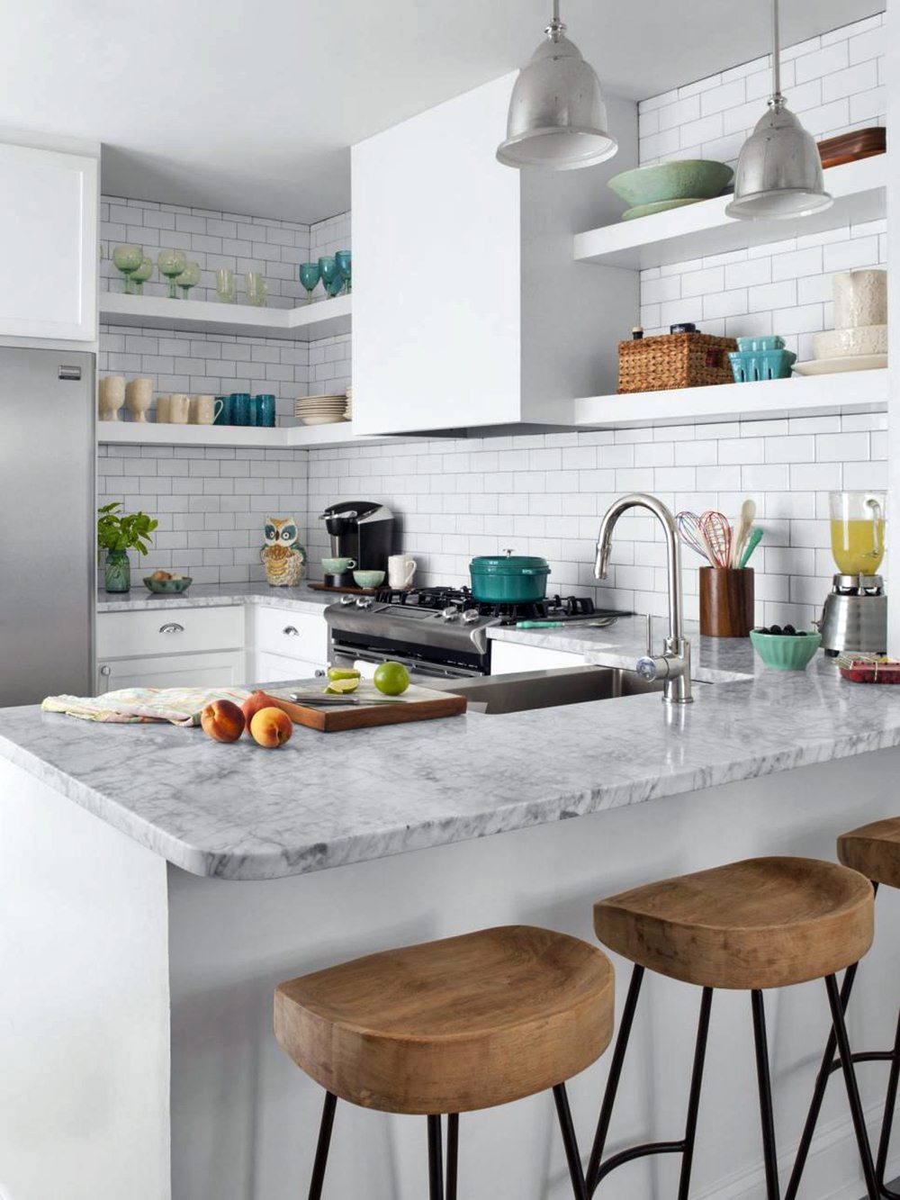 7 Modern Small White Kitchen Design Ideas - Dream House