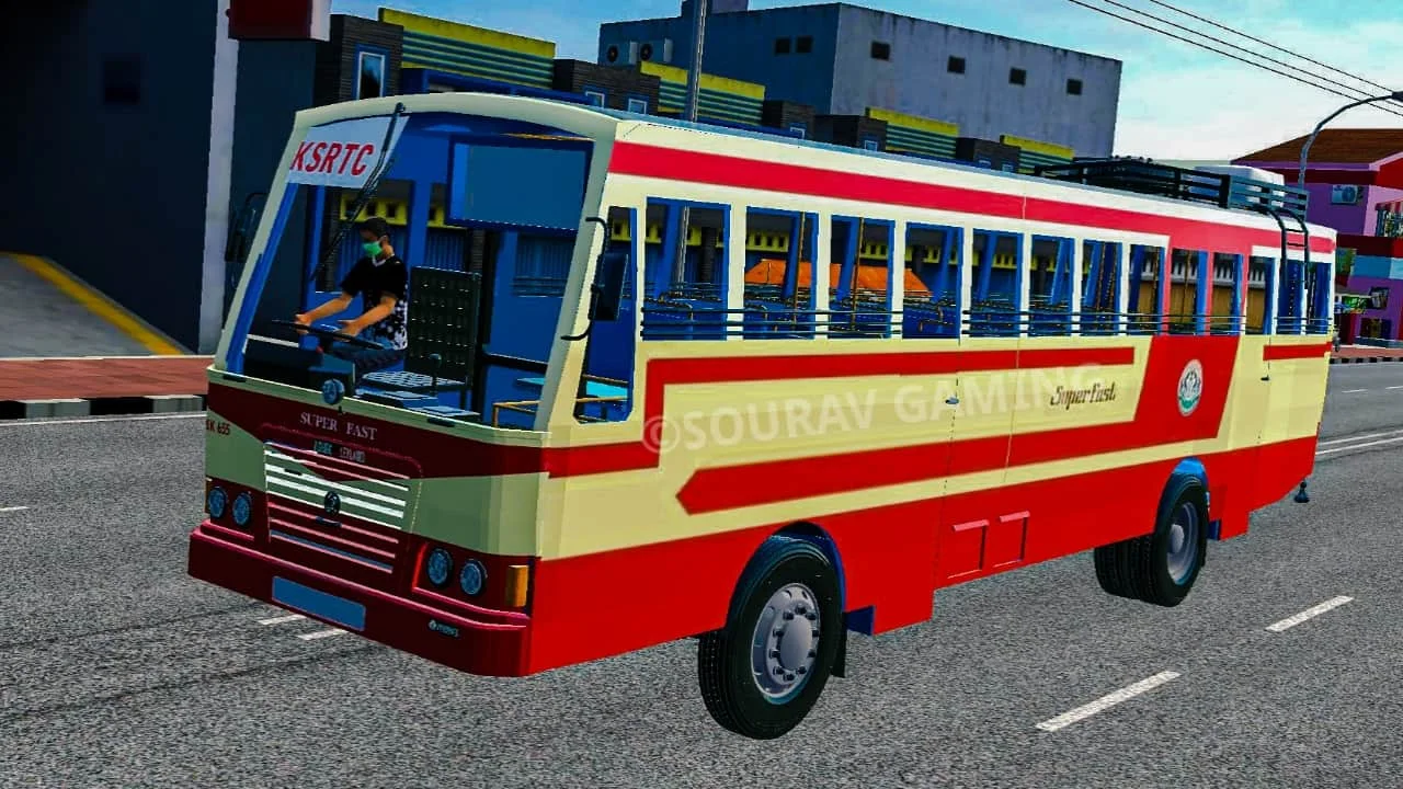 KSRTC Ashok Leyland Bus Mod For Bus Simulator Indonesia
