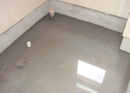 Cementitious waterproofing method