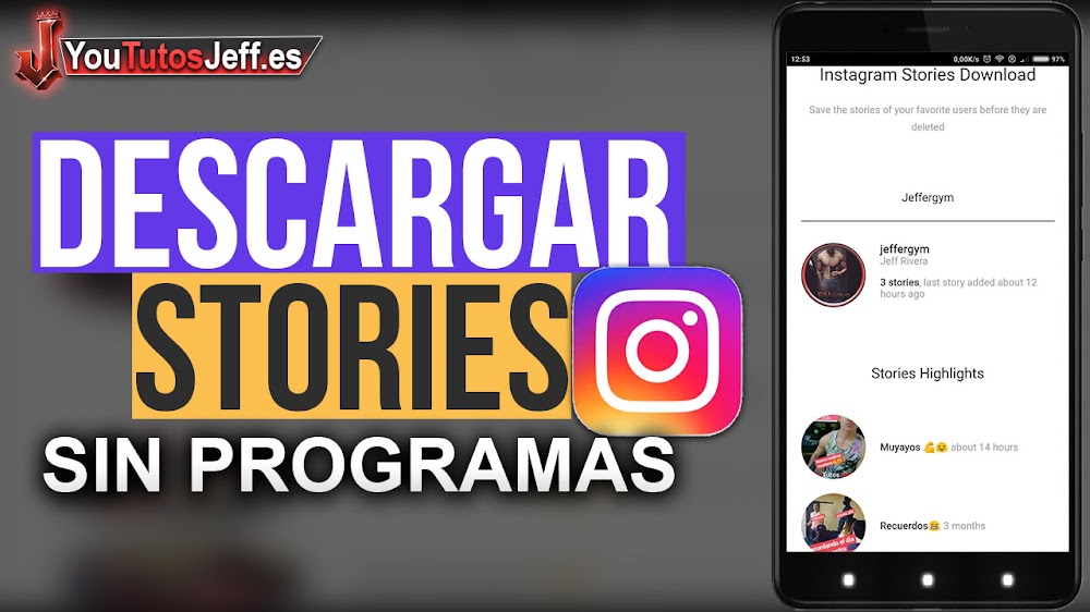 Como Descargar Stories de Instagram SIN PROGRAMAS - Fácil y Rápido
