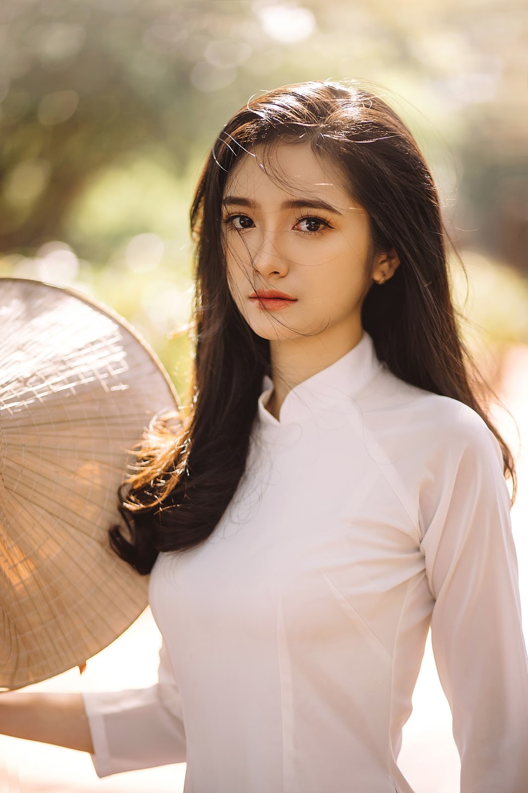 Gallery - Vietnamese beautiful girl - Student girl with Vietnam traditional dress - P4