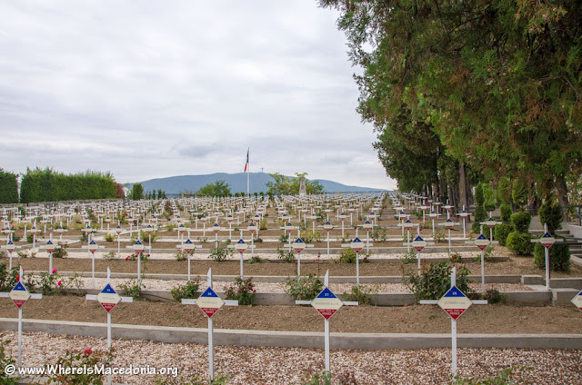 French WW1 military cemetery in Skopje, Macedonia