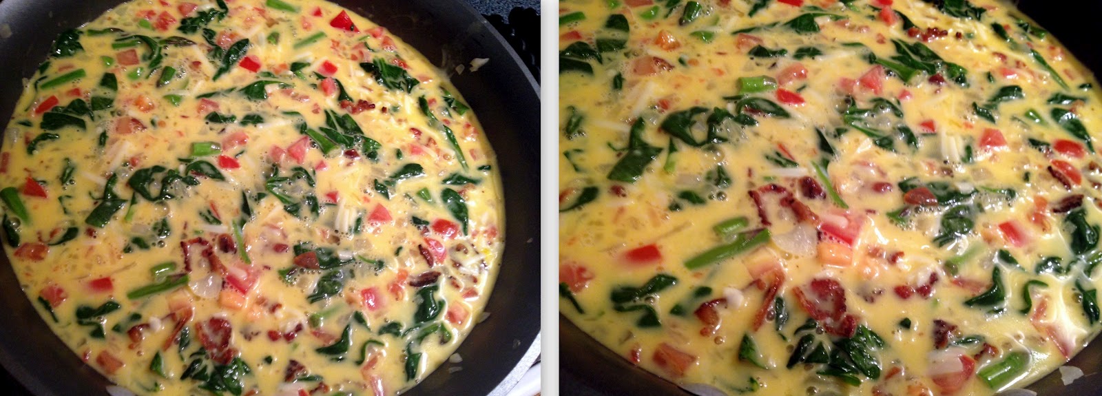 Call Me Mrs. Rapp Veggie, Bacon & Cheddar Frittata