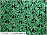 LACE KNITTING #3 | Embossed Leaf Lace stitch
