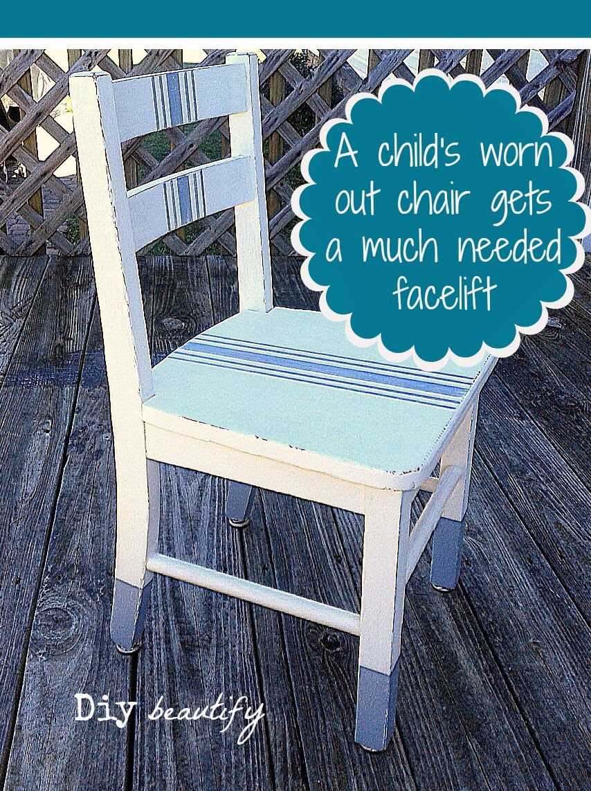 Painting a ChildSized Chair DIY Beautify Creating Beauty at Home