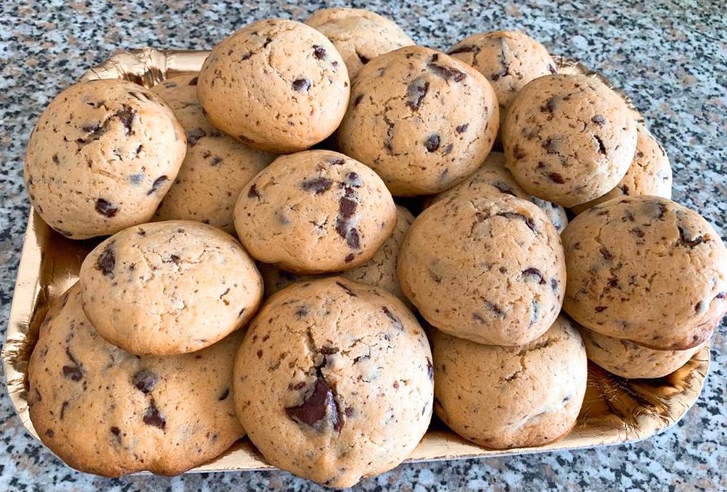 Biscotti con gocce di cioccolato La Cucina del Gusto
