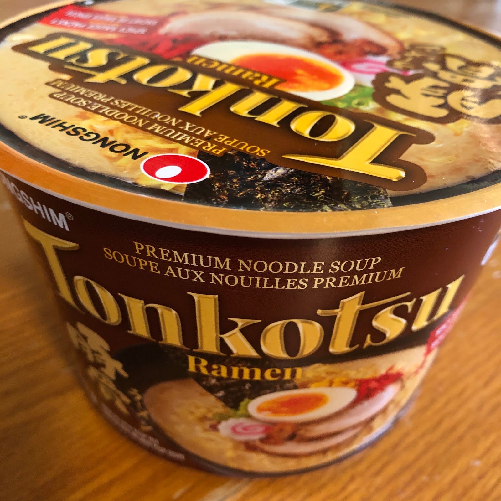 Nongshim Tonkotsu Ramen Bowl (Premium Noodle Soup) from Costco