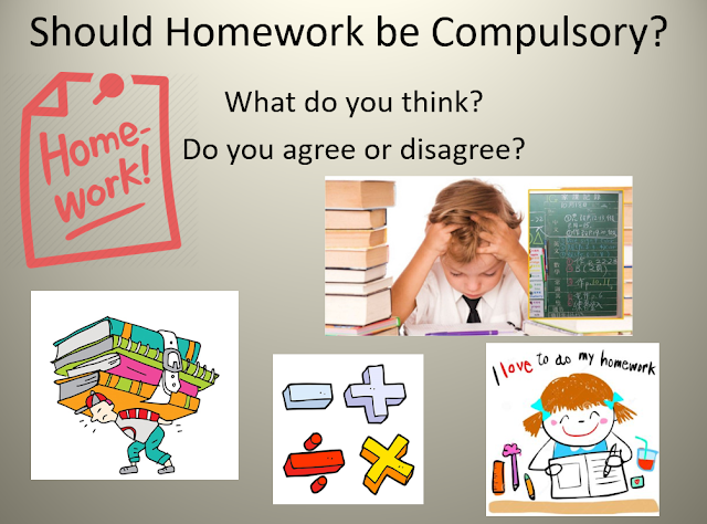 Arguments against homework picture