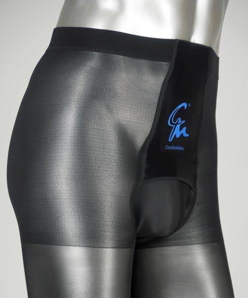 Hosiery For Men New 20 Denier Men's Support Tights From Comfort4Men