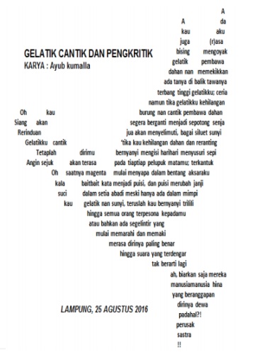 Apa Itu Puisi Tipografi Pak Zacky Apa Itu Puisi Tipografi Pak Zacky
