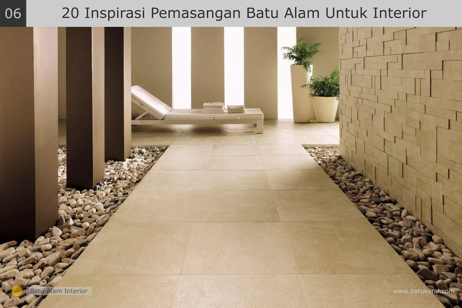 20 Inspirasi Pemasangan Batu  Alam  Untuk Interior  JUAL 