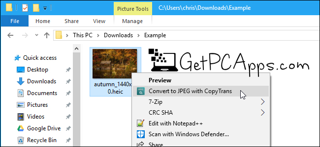 View HEIC Image Files in Windows 10 (Download HEIC Codec)