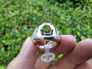 Ring Cincin Perak Hongkong 925 Kombinasi Zircon Mewah PRK046