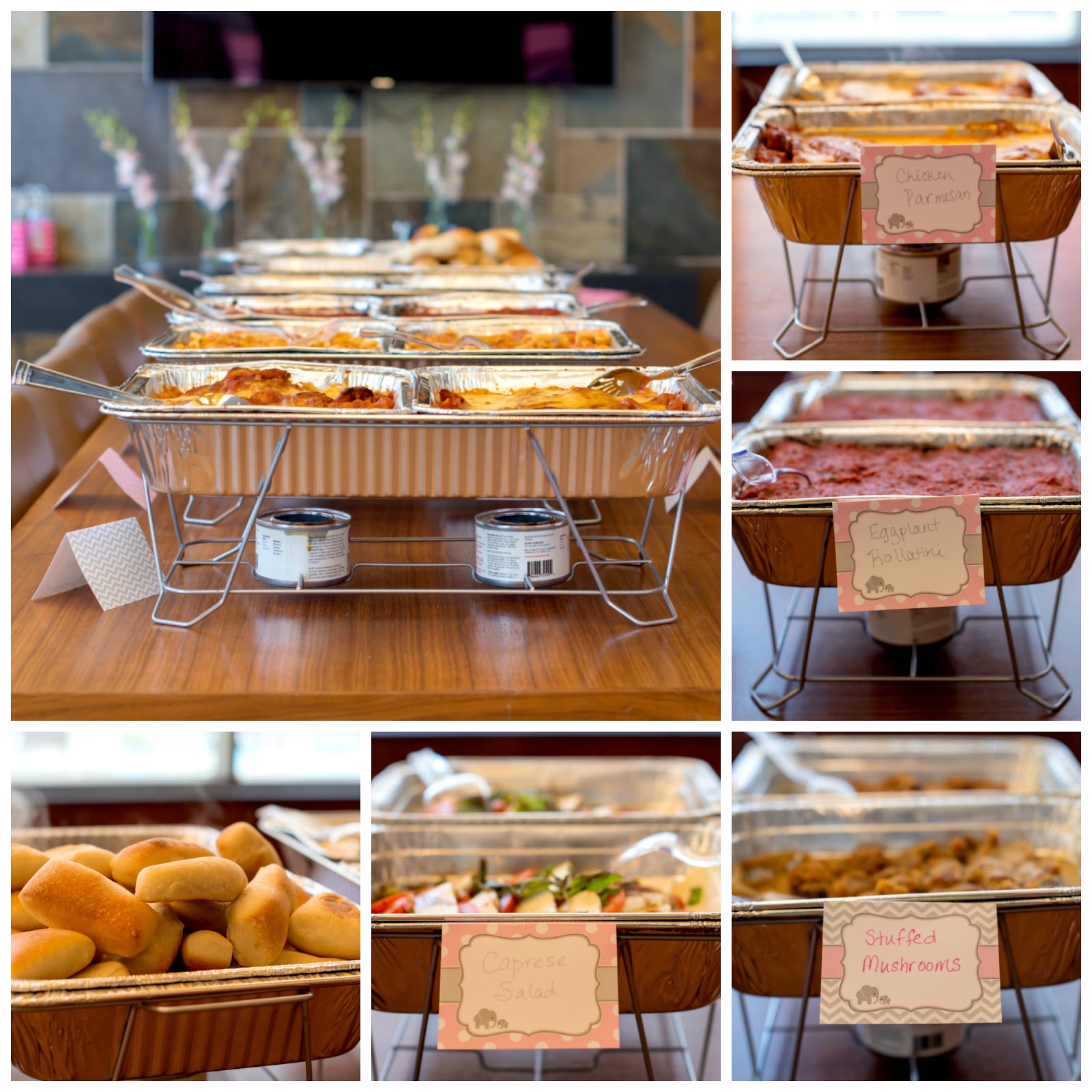 Pink Peanut Baby Shower Food