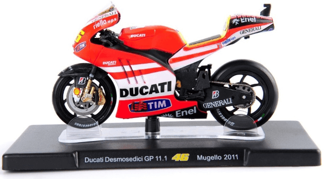colección valentino rossi todas mis motos, Ducati Desmosedici GP11.1 1:18