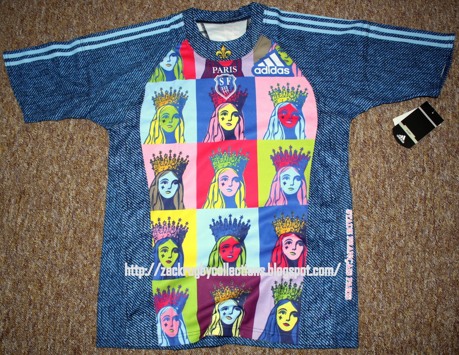 paris sf rugby shirt