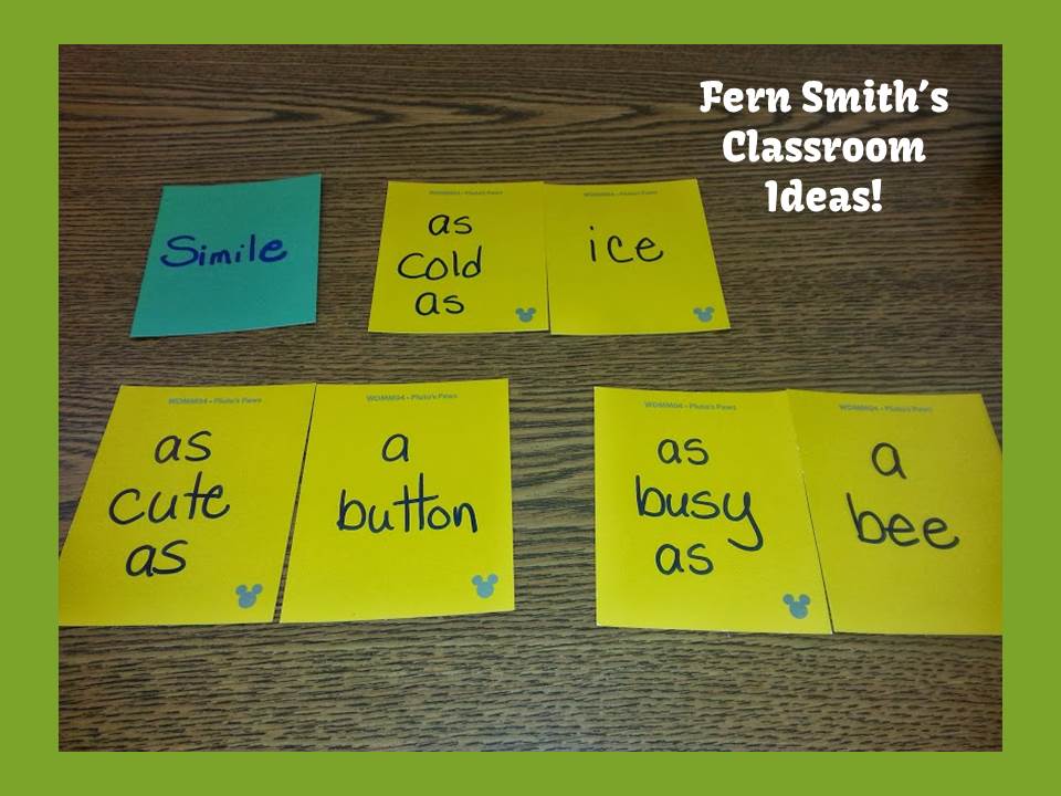 Fern Smith's Classroom Ideas Easy Make and Take Centers