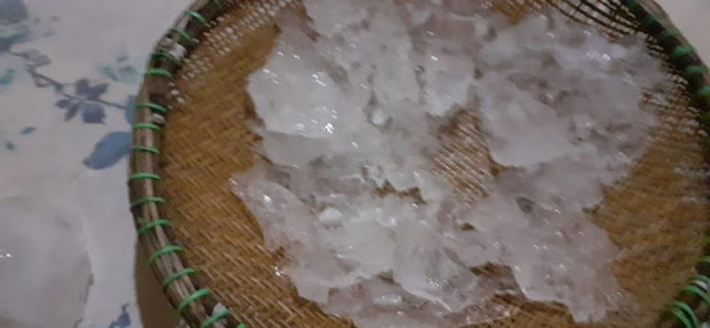 Tempestade de granizo caiu em Urbano Santos