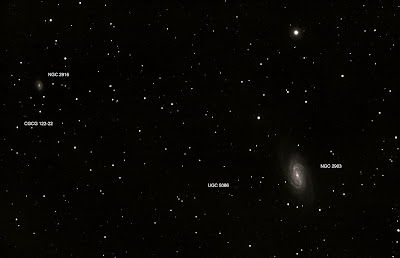 NGC 2903 i NGC 2916, galàxies a Leo - 27/03/2019 NGC 2903 i NGC 2916, galàxies a Leo