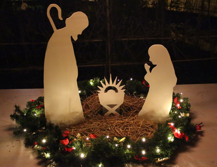 Presepi Fai Da Te Legno LUCI ESTERNE E PRESEPE IN LEGNO FAI DA TE // GARDEN LIGHTS AND WOOD D.I