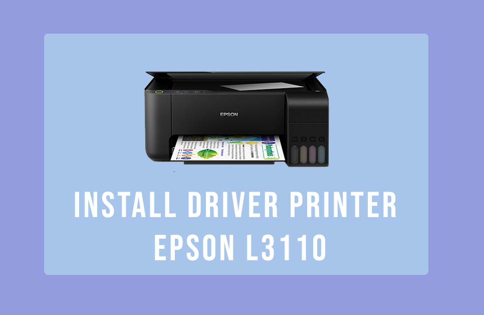 install printer epson l3110 series