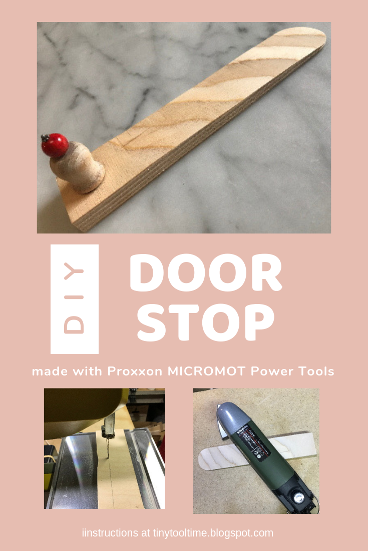 Tiny Tool Time How To Make A Door Stop