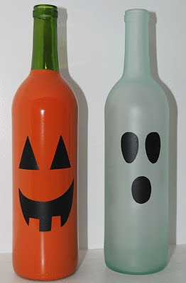 Decorazione di halloween da riciclo creativo bottiglie