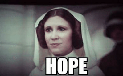 Hope Star Wars meme