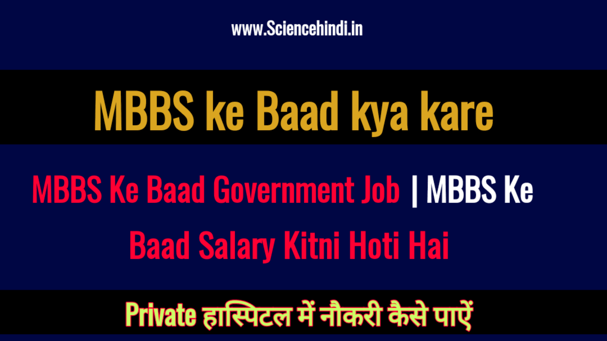 MBBS ke Baad Kya Kare Courses After MBBS In Hindi Sciencehindi
