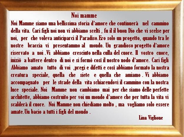 Linasolopoesie La Mamma E Sempre La Mamma