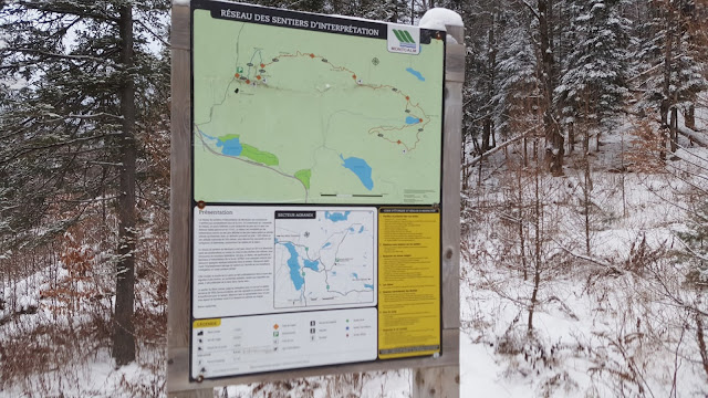 Carte des sentiers du mont Larose et Nid de l'Aigle