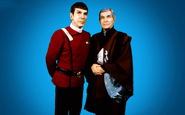 Star Trek Spock And Sarek Wallpaper